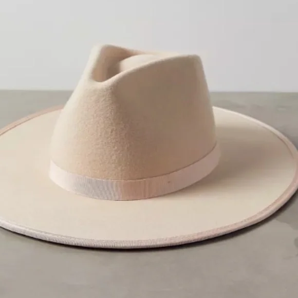 FinAl SALE! Wyeth white fedora Dylan in Light Oatmeal main image 3